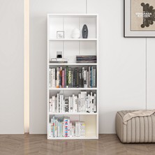 Homeizi Adel 4 Raflı Kitaplık - Beyaz