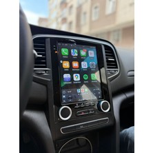 Megane4 Tesla Ekran Android 13 Multimedya 4gb /64GB Hafıza Carplay Manuel Klima Arka Kamera Hediye