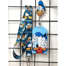 Hediyebum Donald Duck Boyun Askısı Yoyo ve Kartlık Set