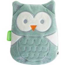 Kiraz Çekirdekli Baykuş Kadife Gaz Yastığı/yeşil