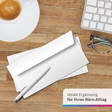Yenibağ 100 Adet Kendinden Yapışkanlı Para Belge Diplomat Zarfı Geniş 24,5CM-11CM