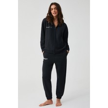 Penye Mood Kapüşonlu Eşofman Takımı