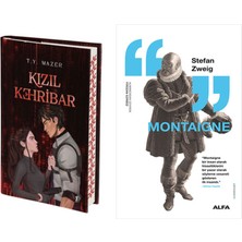 Alfa Yayınları Kızıl Kehribar (Ciltli) + Montaigne