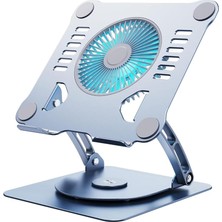 Yükseklik Alüminyum Dizüstü Bilgisayar Soğutma Standı, 3 Hız Fanlı, 10-15 Inç