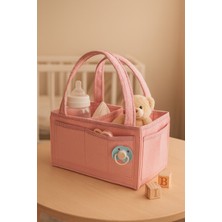 YUNUSOĞLU HOME Anne Bebek Kalın Keçe Bakım Çantası Yenidoğan Için Organizer Düzenleyici Çok Amaçlı