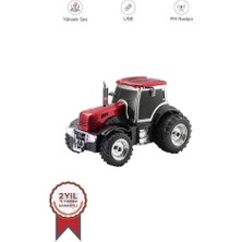 MCM Group D42 Kırmızı Traktör Tasarım Usb/fm Radyo Bluetooth Hoparlör Speaker ( Lisinya )