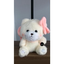 Top Rock Store Sevimli Kurdelalı Kanatlı Ayıcık Peluş Oyuncak Anahtarlık Hediyelik Uyku Arkadaşı 15 cm