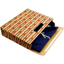 Misda Store Kalp Harmanı Zarf Model Karton Çanta, Hediye Kutusu