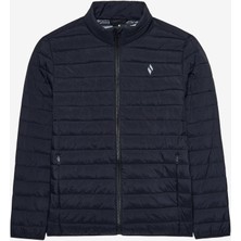Skechers M Essential Outerwear Puffer Jacket Erkek Siyah Mont S2520277-3817