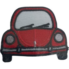 Aplike Ütü Ile Yapışan Vosvos Kırmızı Arma 3 cm