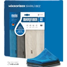 Musky Mikrofiber Sihirli Bez 3'lü