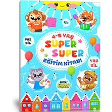 Enine Boyuna Eğitim 4-9 Yaş Süper Süper Eğitim Kitabı