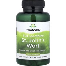 Swanson Full Spectrum St. John's Wort Mental And Emotional Health 375 Mg 120 Vegan Caps