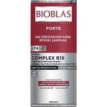 2 Adet  Bioblas Forte Şampuan 360 ml