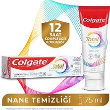 3 Adet  Colgate Diş Macunu Total Nane Temizliği 75 ml