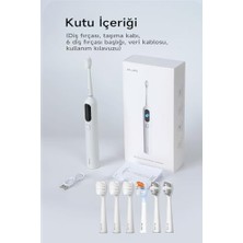 Storemax Pluzz Ultra Sonik Şarjlı Diş Fırçası 120 Gün Şarj Süresi 6 Adet Başlık (Siyah)