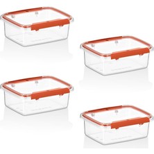 Smartware 4'lü Set Press - Lock Saklama Kabı 360 ml