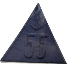 Aplike Ütü Ile Yapışan Üçgen Çapa 55 Arma 5x4 cm
