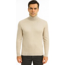 Fabio Cassani Huffa Desenli Erkek Slim Fit Boğazlı Erkek TRIKO-7431
