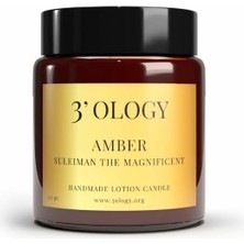 Storemax 3'ology Amber Suleiman The Magnificent Handmade Lotion Candle, 125 gr