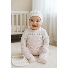 0-3 Ay Gaye Kız Bebek Renkli Çiçek Nakışlı %100 Pamuk 5li Set
