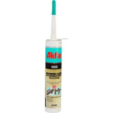 Akfix 100D Şeffaf Duşakabin Silikonu 310ML