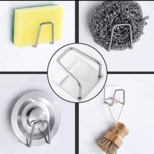 Brzm Home Brzm Kendinden Yapışkanlı Çelik Drenaj Rafı , Askı