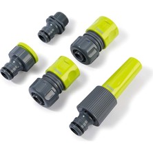 Misda Store Professional Temel Ekipman 3/4 Inç, Musluk Bağlayıcısı Seti, Cihaz Vidalı, Hortum Konnektörü, Bahçe Püskürtücü