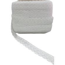 Kopanaki Dantel En 4 cm Beyaz 5 Metre