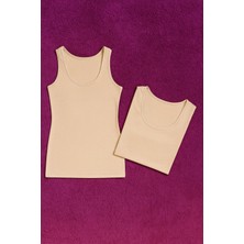 Alissa Kadın Modal Pamuklu Likralı Kalın Askılı 2'li Atlet W6K6K0T1KA