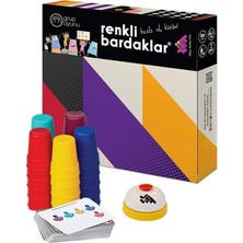 Misda Store Zeka Renkli Bardakları Zeka ve Akıl Oyunu 3+ Yaş 5 Oyuncu