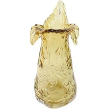 Lamedore La Medore Flower Desıgn Yellow Vase 16X16X34 cm