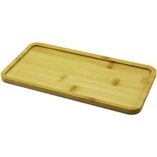 Misda Store Bambu Yağdanlık Altlığı Sunumluk Şık ve Dayanıklı Ahşap Tepsi (Dikdörtgen)