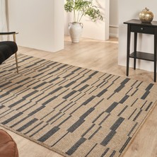 Kaşmir Halı Kilim Jüt Ravon Blue Salon Mutfak Halısı Yolluk