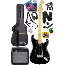 Misda Store RPH-40BK-35AMP Full Black 35W Bt Amfili Elektro Gitar Seti Hsh Manyetik Maple Klavye