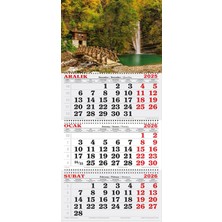 GENC DIJITAL BASKI 2026 Yılı Gemici Takvimi-Ayasofya Işıklandırılmış