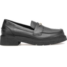 Ayakkabı Fuarı Elit Genevra Kadın Hakiki Deri Casual Ayakkabı Siyah