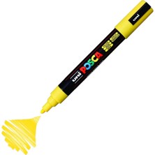 Uniball Posca (1.8-2.5) Su Bazlı Boyama Markörü Sarı ( N ) (Uni-Pc-5m)