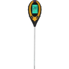 Toprak Test Kiti 4'ü 1 Arada Toprak Test Cihazı Dijital Nem Işığı ve Metre, Kapalı/dış Mekan Bitkileri Bakımı Toprak Sensörü