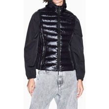 Armani Exchange Kadın Slim Fit Kapitone Şişme Yelek - Siyah