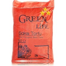 Yenibağ Store GREEN LIFE Katkılı Perlitli Bitki Toprağı 50 lt İç Dış Mekan Fideleme Saksı Toprağı Özel Karışım