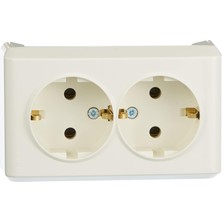 Storemax Krem Ikili Toprakli Priz