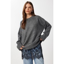 Happiness İstanbul Mini Dantel Etek LRX0017 Siyah