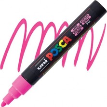 Uniball Posca (1.8-2.5) Su Bazlı Boyama Markörü Florasan Pembe( N ) (Uni-Pc-5m)