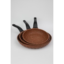 Masterchef Aluminyum Döküm  3'lü Dilimli Tava