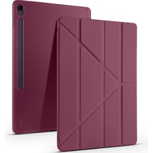 Sneezy Samsung Galaxy Tab S10 Fe Plus SM-X620 13.1 Inç Uyumlu Katlanabilir Kalemlikli Standlı Akıllı Kılıf