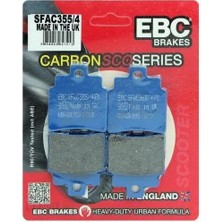 Ebc SFAC355/4 2007-2015 Sym Gts 250I Evo Uyumlu Ön Fren Balatası Karbon Balata