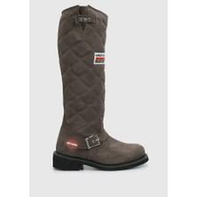 Harley Davidson Laconia Hi 646 Grey Süet Kadın Çizme