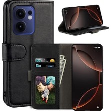 M.TK Moveteck Oppo Reno 15F/14F Kılıf 360 Tam Kaplar Deri Dokulu Kapaklı Cüzdan Standlı Kartvizitli Kopçalı Kapak Kartlıklı