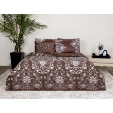 Taç Saten Delüx Çift Kişilik Nevresim Takımı